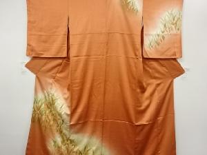 草葉模様訪問着